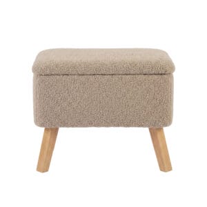 Bebe & Beyond Soother Nursing Chair and Stool Biscuit Boucle (6)