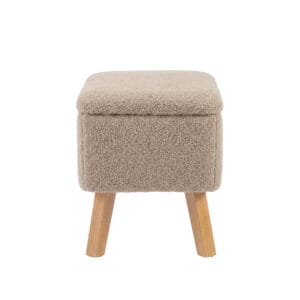 Bebe & Beyond Soother Nursing Chair and Stool Biscuit Boucle (7)