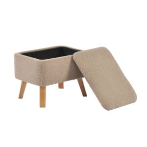Bebe & Beyond Soother Nursing Chair and Stool Biscuit Boucle (8)