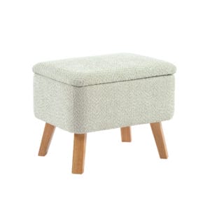 Bebe & Beyond Soother Nursing Chair and Stool Sage Boucle (5)