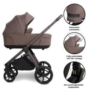 My Babiie MB450 LUXE 3in1 Travel System with i Size Car Seat Cookie2