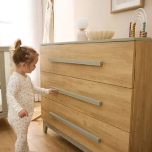 Tutti Bambini Misha Hallee 2 Piece Room Set Sage Golden Oak (1)