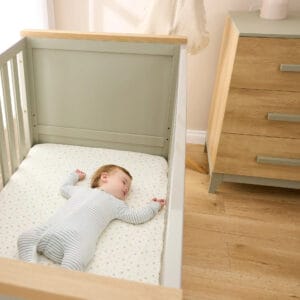 Tutti Bambini Misha Hallee 2 Piece Room Set Sage Golden Oak (12)