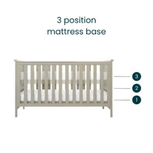 Tutti Bambini Misha Hallee 2 Piece Room Set Sage Golden Oak (7)