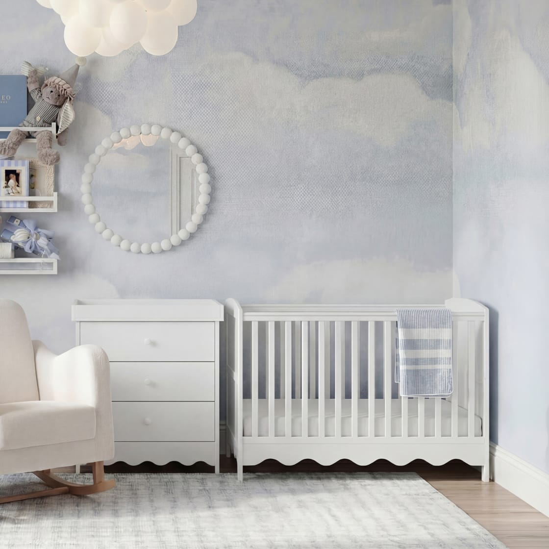 Bebe & Beyond Dancer 2 Piece Roomset White