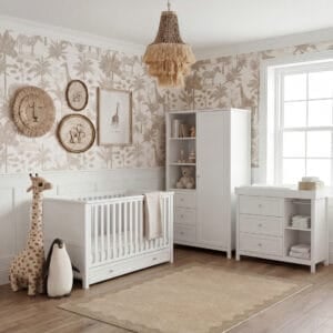 Bebe & Beyond Wanderer 3 Piece Roomset White