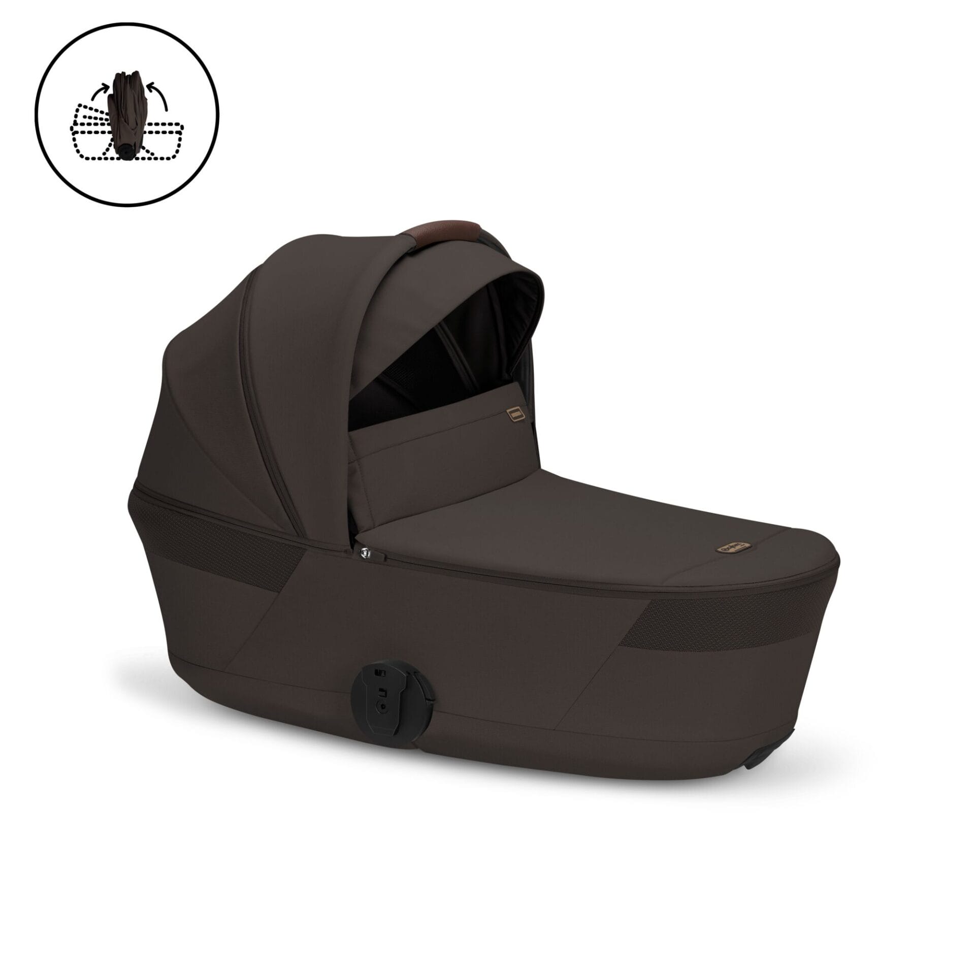 Cybex BALIOS S LUX Fold Carrycot Accessory Bundle Chocolate Brown (2)