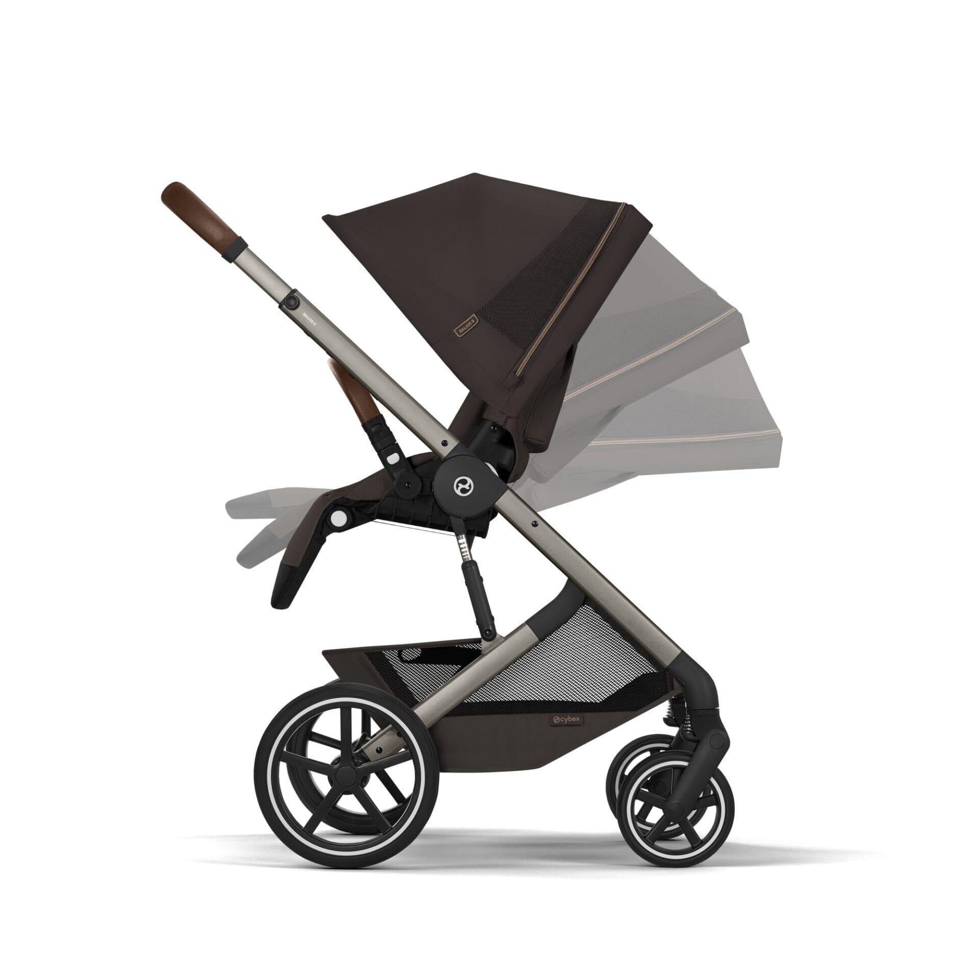 Cybex BALIOS S LUX Fold Carrycot Accessory Bundle Chocolate Brown (5)