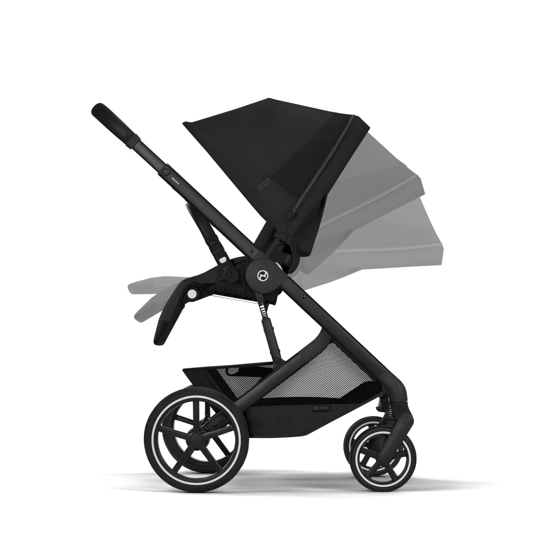 Cybex BALIOS S LUX Fold Carrycot Accessory Bundle Moon Black (5)