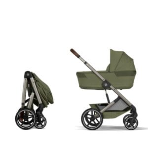 Cybex BALIOS S LUX Fold Carrycot Accessory Bundle Moss Green (1)