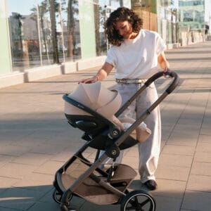 Cybex BALIOS S LUX Fold Carrycot Travel System Bundle Almond Beige (9)