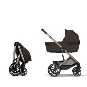 Cybex BALIOS S LUX Fold Carrycot Travel System Bundle Chocolate Brown (1)