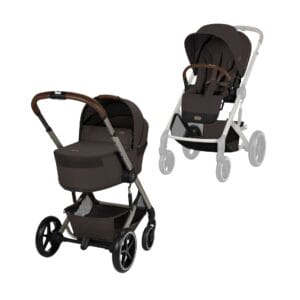 Cybex BALIOS S LUX with Fold Carrycot Chocolate Brown
