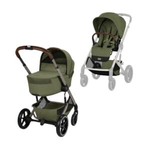 Cybex BALIOS S LUX with Fold Carrycot Moss Green