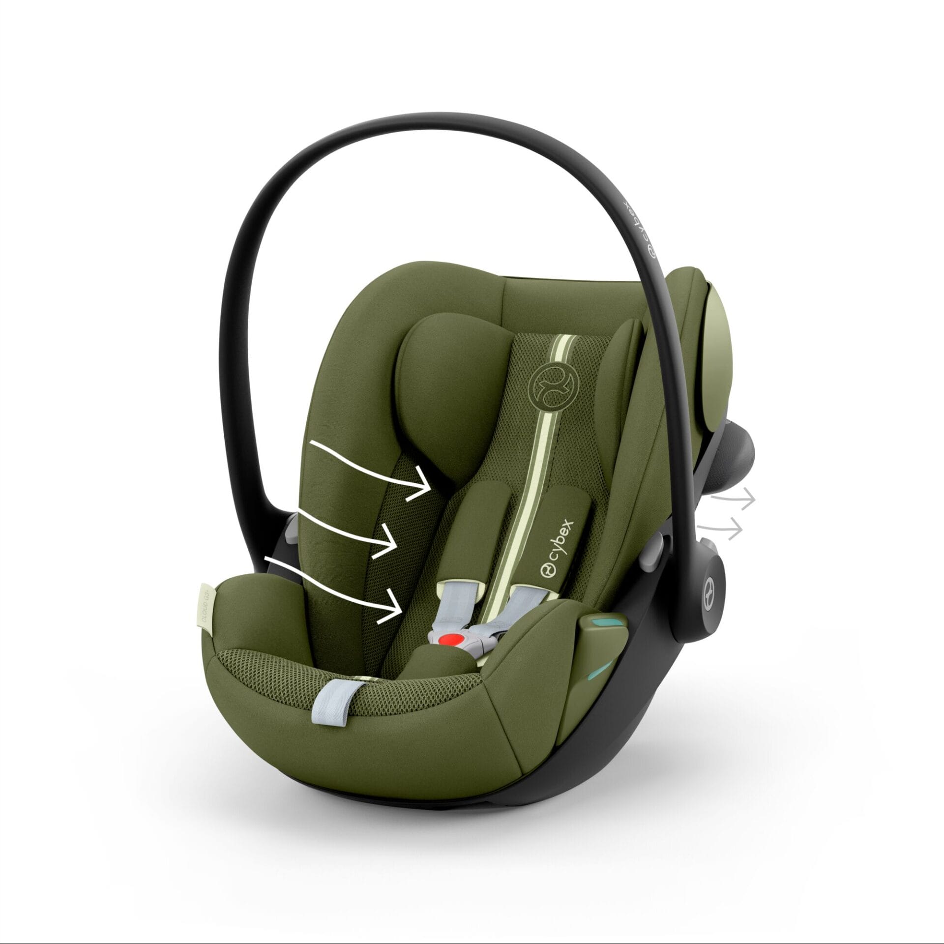 Cybex CLOUD G3 PLUS i Size Car Seat Moss Green (6)