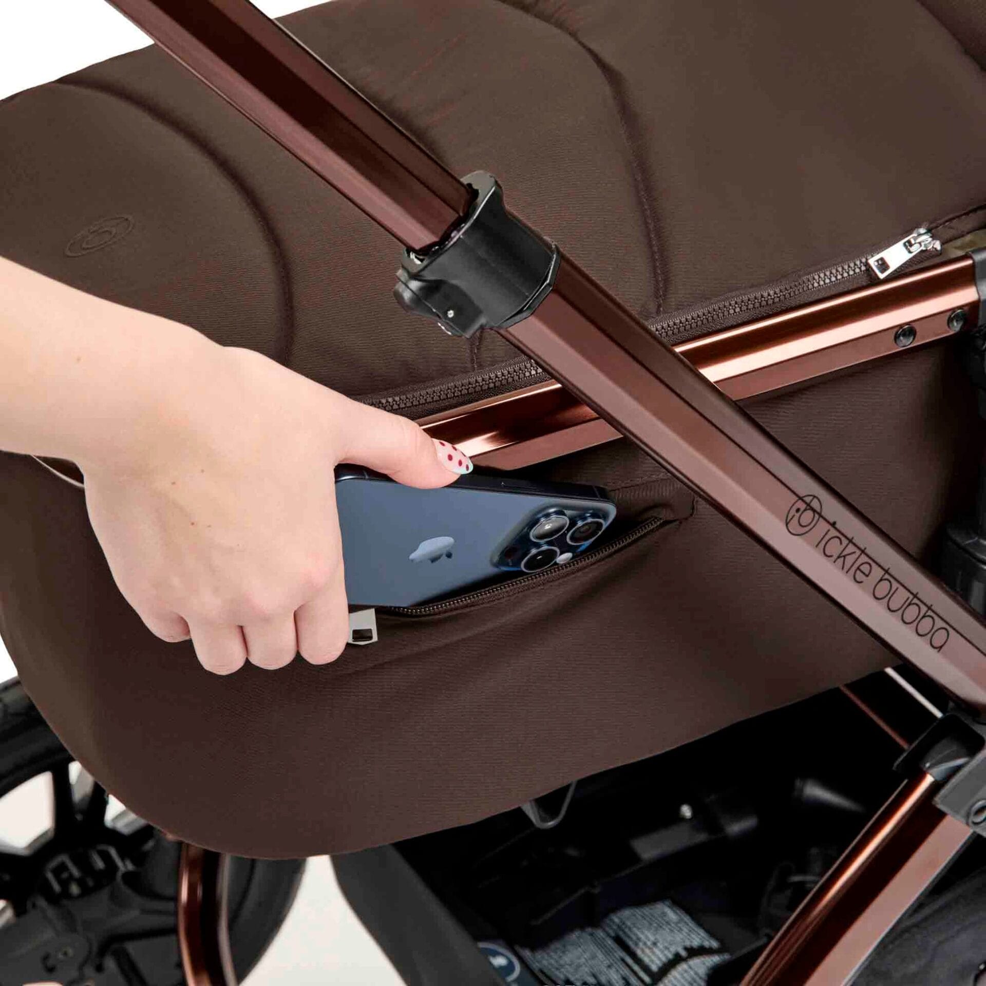 Ickle Bubba Stomp Luxe Elements Edition 12 Piece Pram – Chestnut (11)