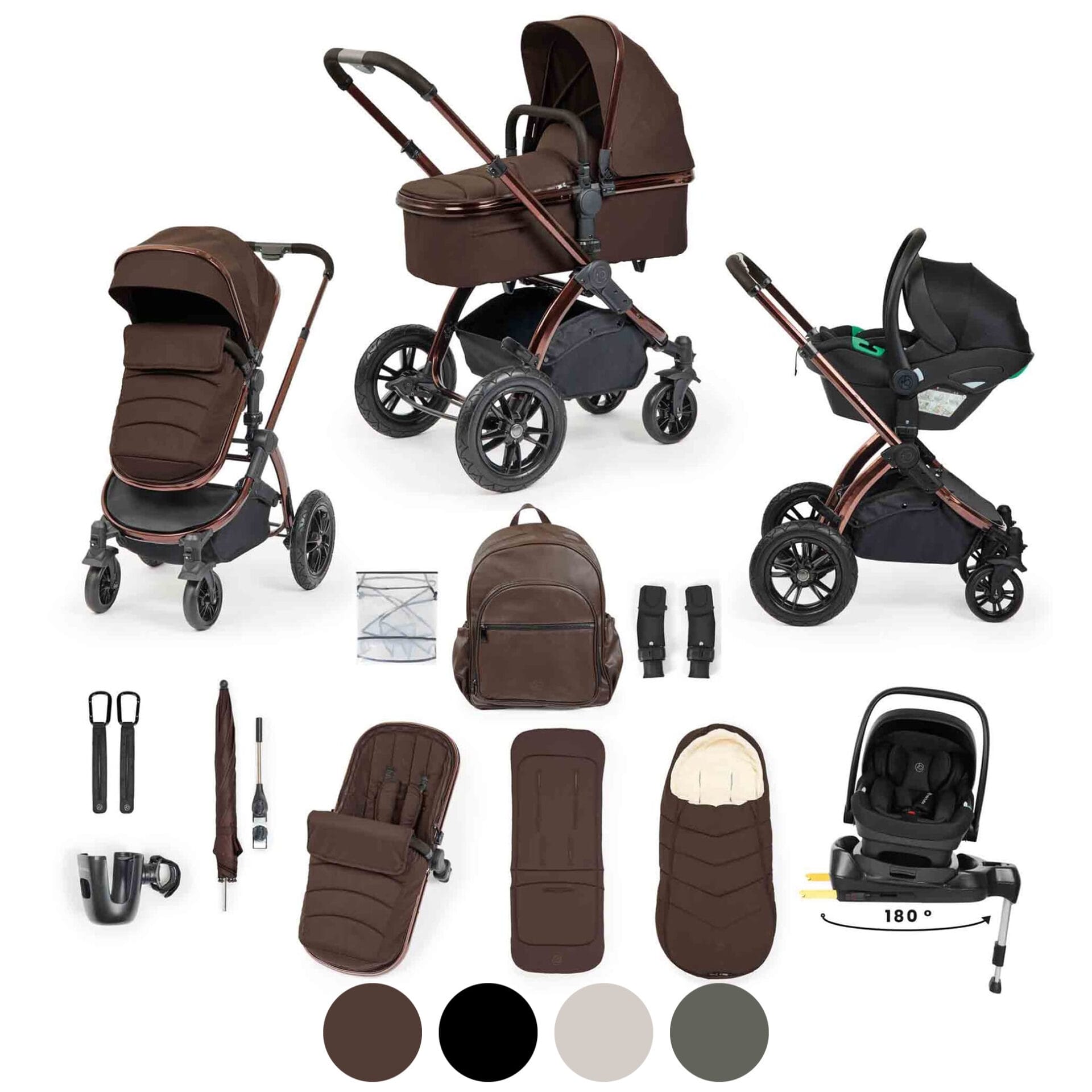 Ickle Bubba Stomp Luxe Elements Edition 15 Piece Travel System