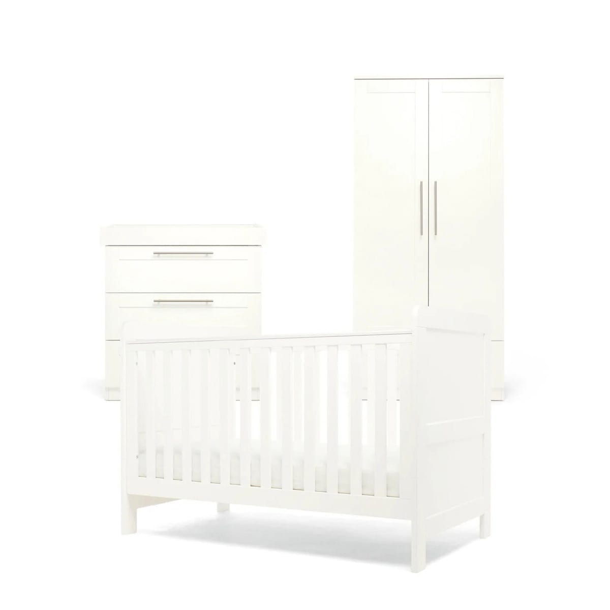 Mamas and Papas Hampden White 3 Piece Furniture Set1