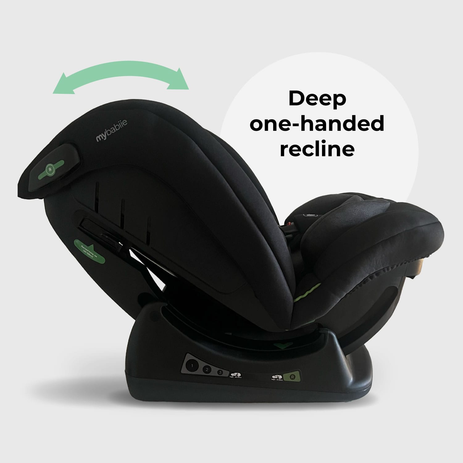 My Babiie MBCS100 2 in 1 Convertible R129 Car Seat Forest Green (2)