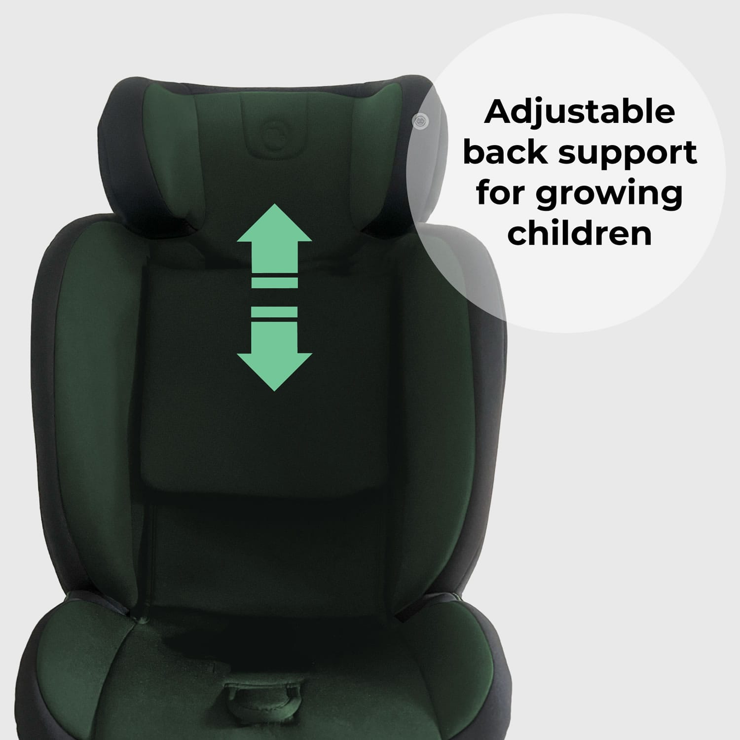 My Babiie MBCS100 2 in 1 Convertible R129 Car Seat Forest Green (3)