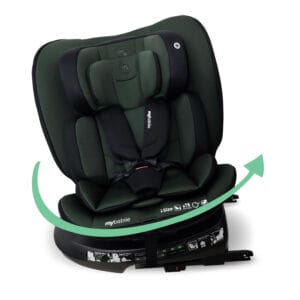 My Babiie MBCS200 i Size (40 150cm) Spin Car Seat Forest Green