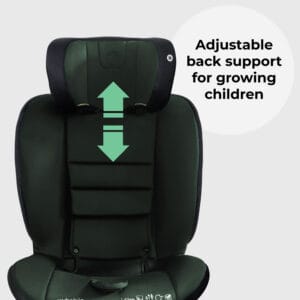 My Babiie MBCS200 i Size (40 150cm) Spin Car Seat Forest Green (4)
