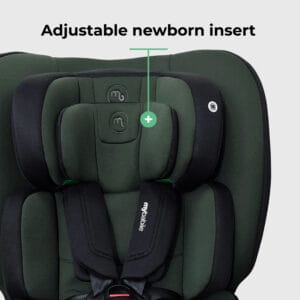 My Babiie MBCS200 i Size (40 150cm) Spin Car Seat Forest Green (6)