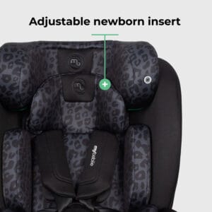 My Babiie MBCS300 i Size (40 150cm) Spin Car Seat Black Leopard (6)