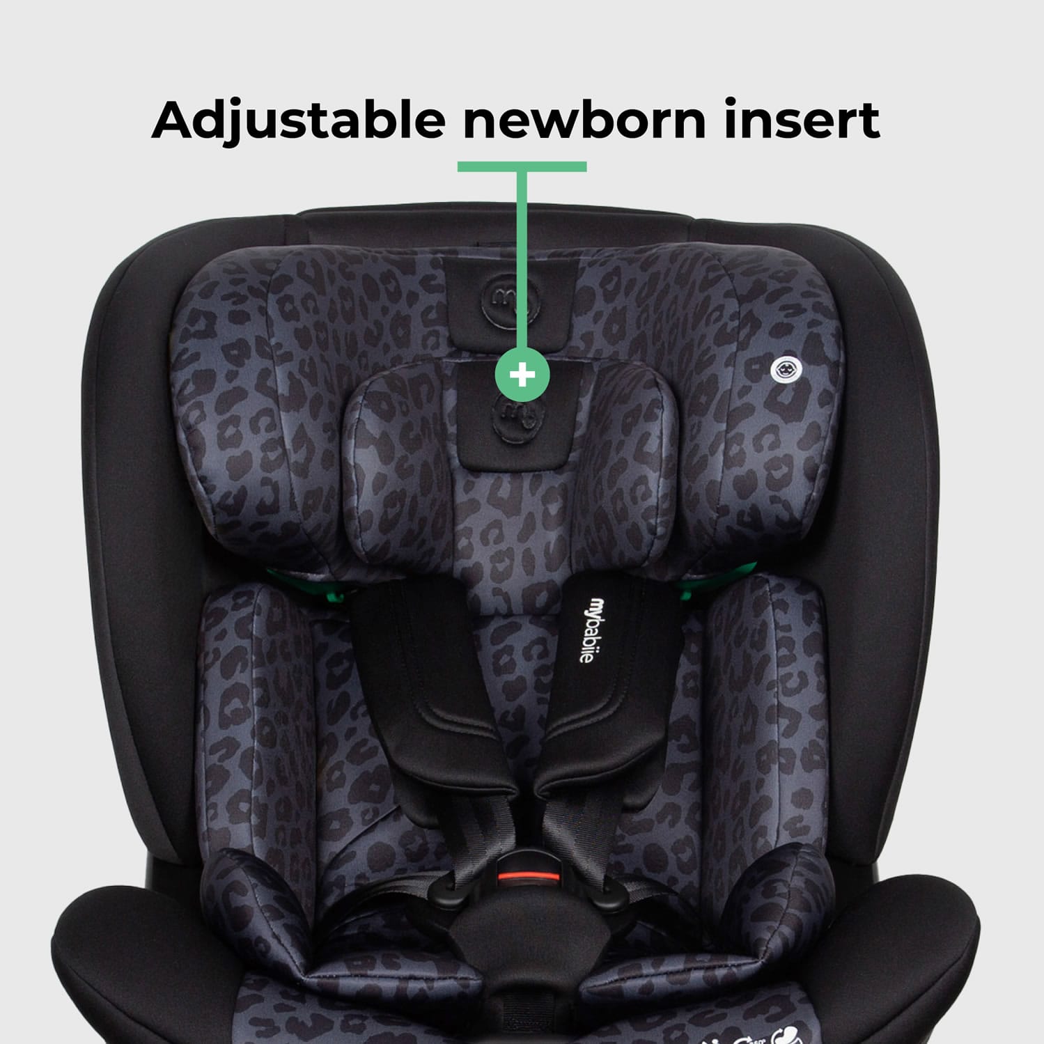 My Babiie MBCS400 Group 0+ 1 2 3 i Size Car Seat Black Leopard (7)