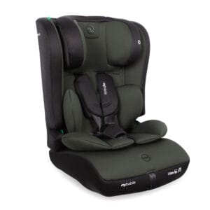 My Babiie MBCS50 i Size (76 150cm) Car Seat Non ISOFIX Forest Green