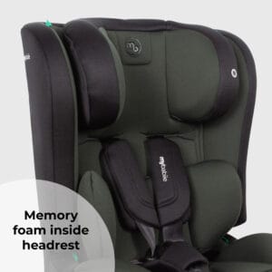 My Babiie MBCS50 i Size (76 150cm) Car Seat Non ISOFIX Forest Green (5)