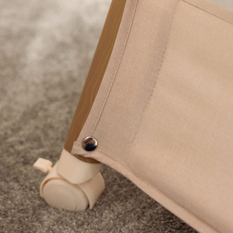 Obaby Cloud Bedside Crib Oatmeal (10)