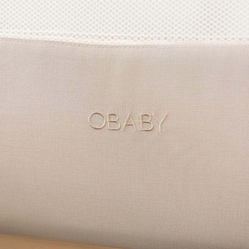 Obaby Cloud Bedside Crib Oatmeal (14)