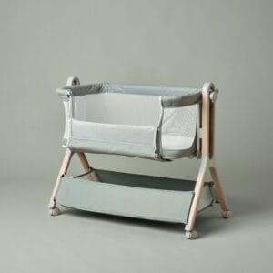 Obaby Cloud Bedside Crib Sage (4)