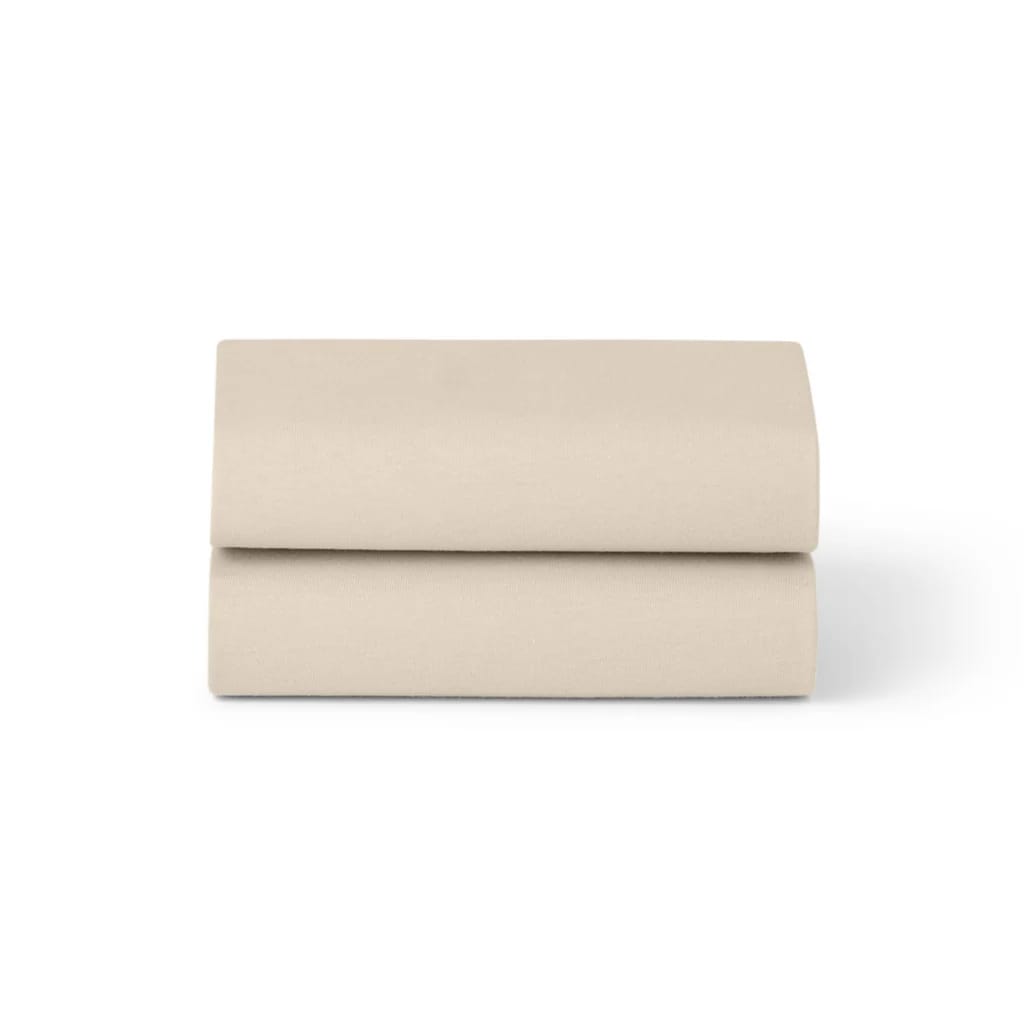 Snuz Moses Basket Fitted Sheets Sand