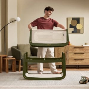 Snuz SnuzPod5 Bedside Crib Olive (6)