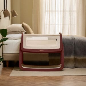 SnuzPod5 Bedside Crib - Rouge