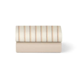 Snuz Twin Pack Crib Sheets Blush Duo Stripe (1)