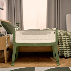 SnuzPod Studio Bedside Crib Tokyo Matcha (1)