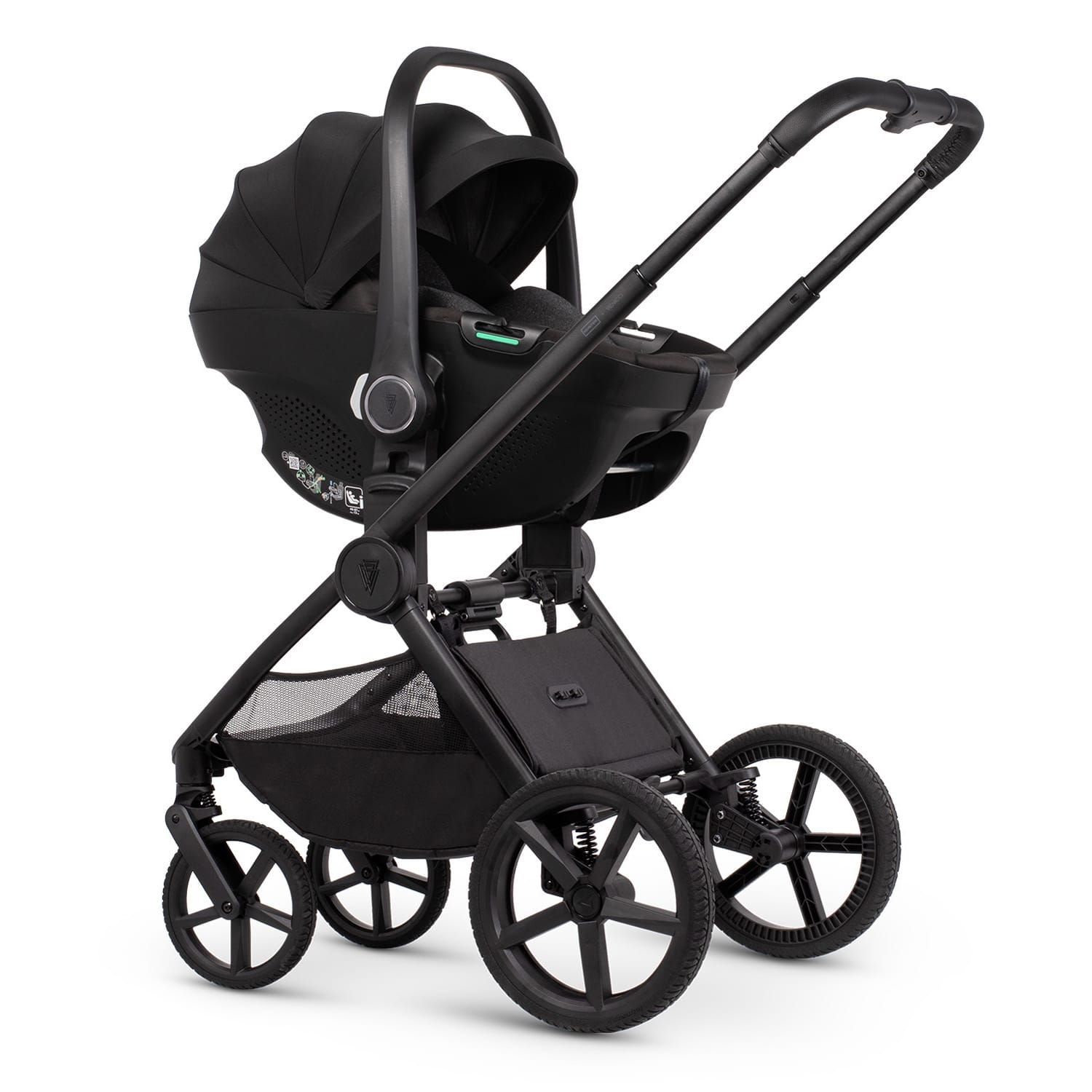 Venicci Upline 3 Hunter Dark Olive Car Seat Black