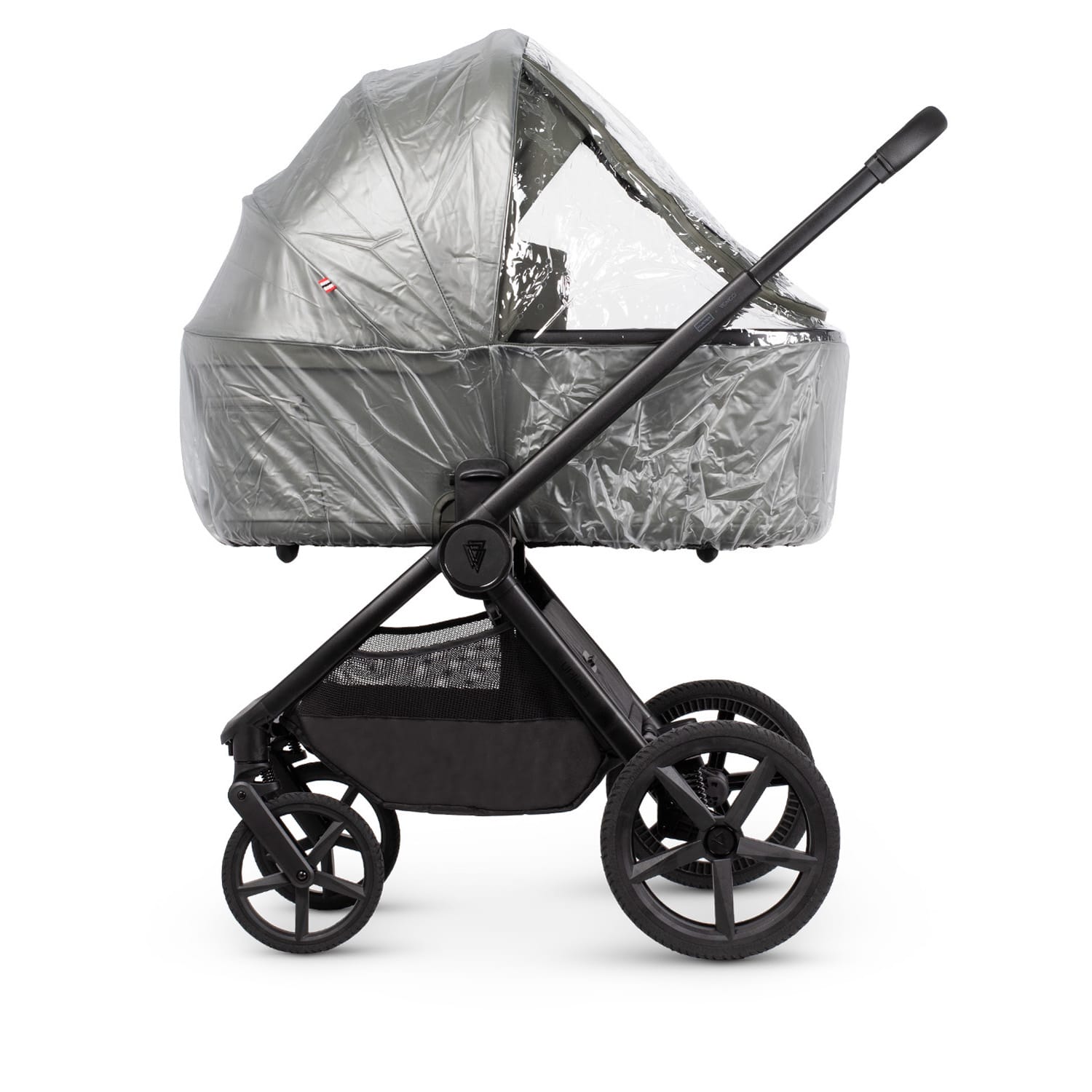 Venicci Upline 3 Hunter Dark Olive Carrycot 5 Raincover
