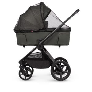 Venicci Upline 3 Hunter Dark Olive Carrycot 7 mosquito net
