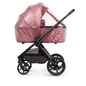 Venicci Upline 3 Hunter Red Carrycot 5 raincover