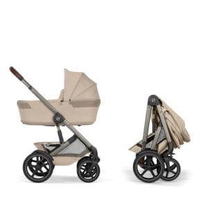 Cybex TALOS S LUX 2026 Fold Cot Travel System Bundle Almond Beige (1)