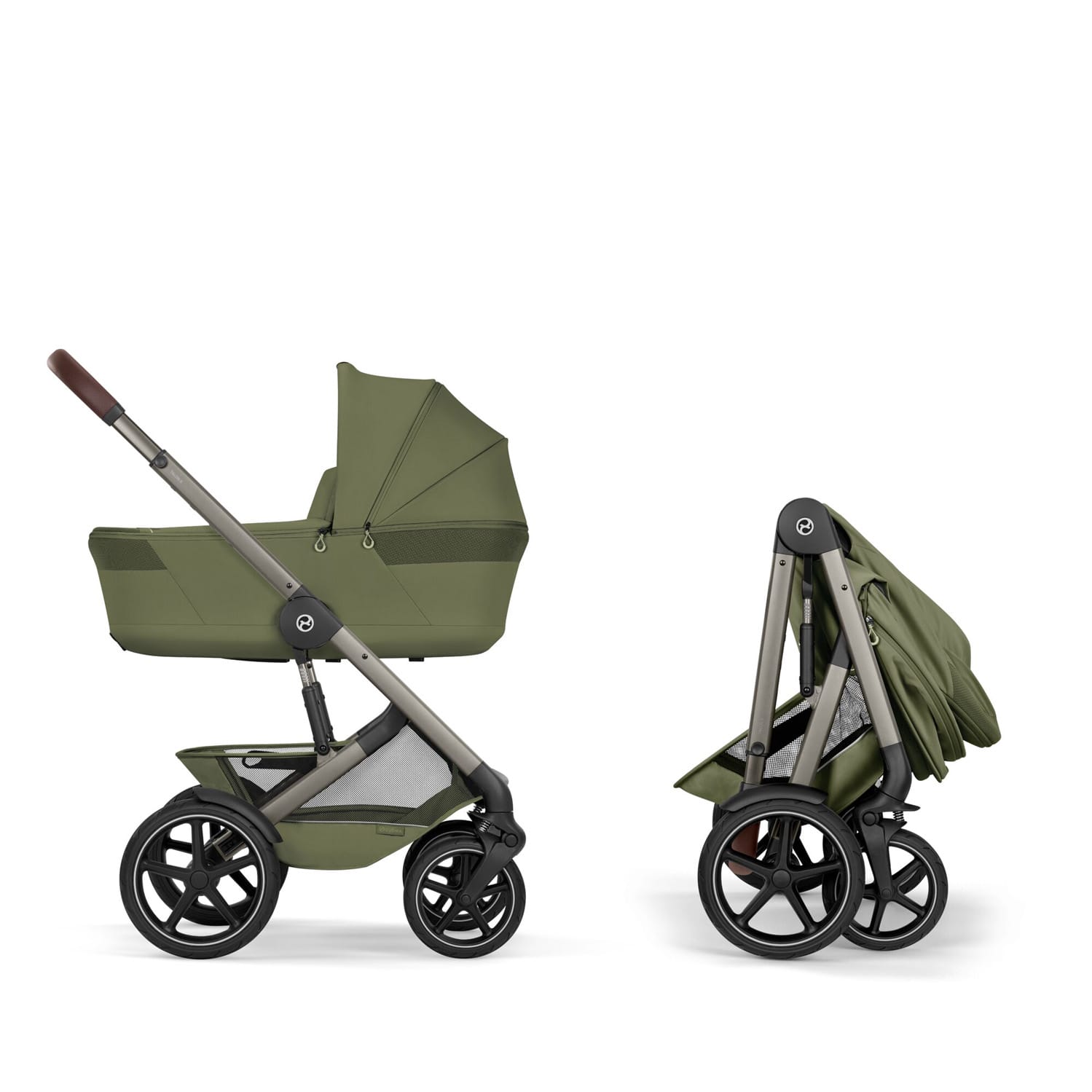 Cybex TALOS S LUX 2026 Fold Cot Ultimate Travel System Bundle Moss Green (1)