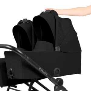 Ickle Bubba Altair Twin Stroller Black (12)