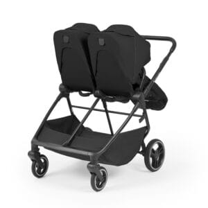 Ickle Bubba Altair Twin Stroller Black (2)