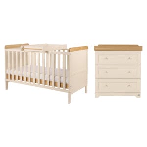 Tutti Bambini Rio 2 Piece Room Set Cashmere Honey Oak