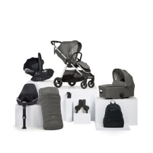 Mamas & Papas Flip XT³ Bundle with Cybex Cloud T i Size Car Seat & Base Harbour Grey1