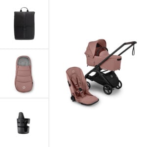 Bugaboo Dragonfly Plus Complete Pushchair Bundle Dusty Pink